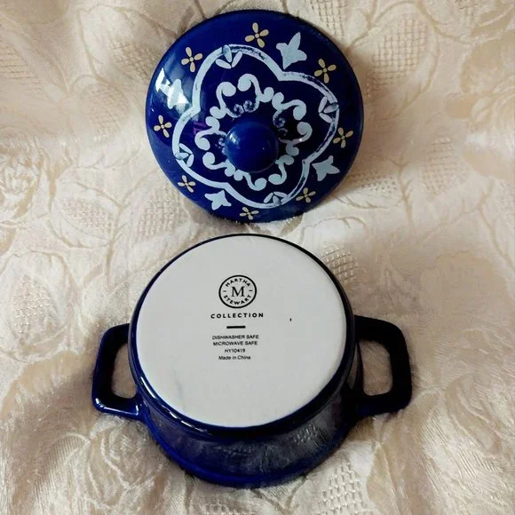 Martha Stewart Collection 1 Cocottes Small Ramekin La Dolce Vita Ceramic - Picture 2 of 8